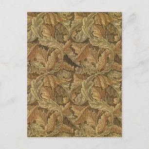 Carte Postale Acanthus Feuilles de William Morris, Antique Texti