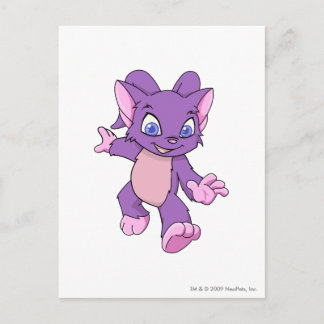 Carte Postale Acara violet