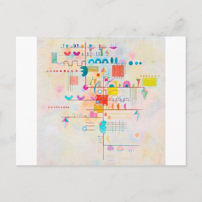 Carte Postale Accent Doux, Wassily Kandinsky (Devant)