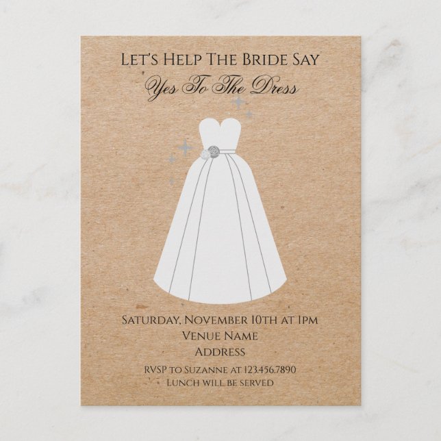 Carte Postale Acceptez l'invitation avec adresse de retour de Kr (Devant)