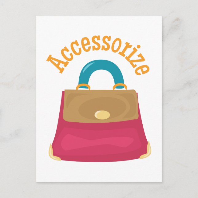 Carte Postale Accessoriser (Devant)