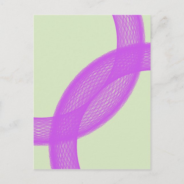 Carte Postale accomplissement spirituel violet (Devant)