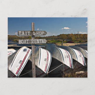 Carte postale accouplée de bateaux