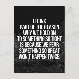 Carte Postale Accrochez-Vous À Un Devis