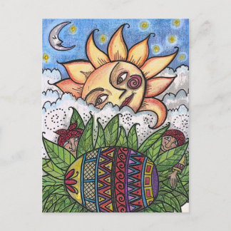 Carte Postale Accrochez-vous à votre art populaire ukrainien Pys