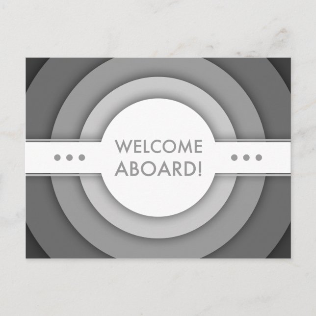 Carte Postale accueil à bord (rétro) (Devant)