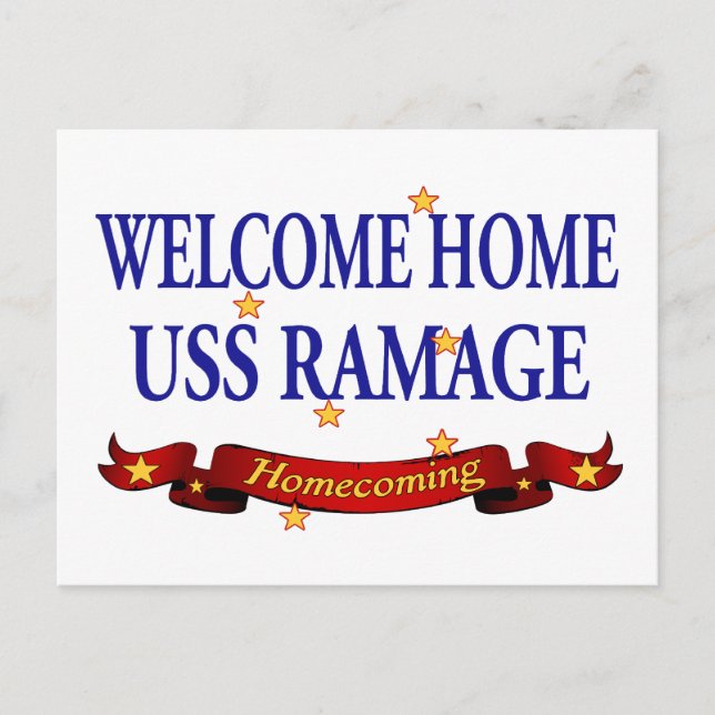 Carte Postale Accueil Accueil USS Rampage (Devant)