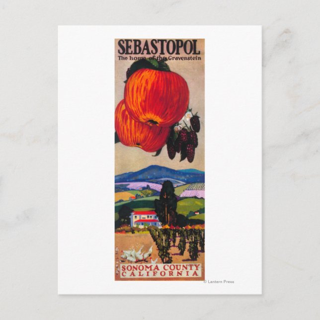 Carte Postale Accueil de l'affiche Gravenstein (Devant)