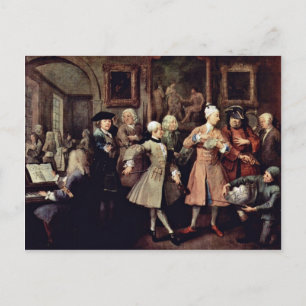 Carte Postale Accueil Du Matin " Par Hogarth William