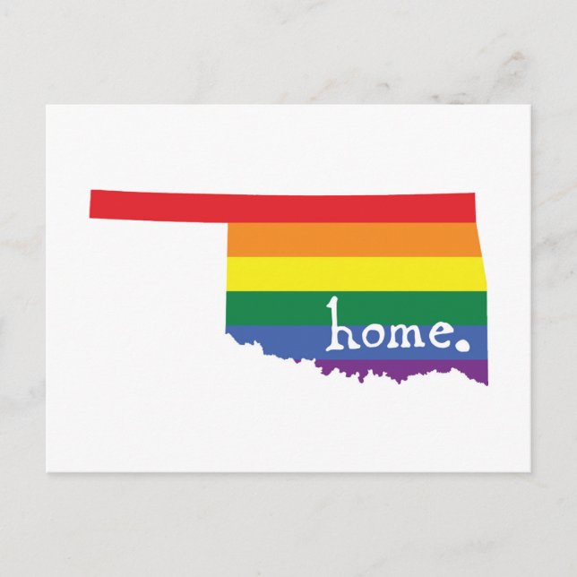 Carte Postale Accueil gay pride | Oklahoma (Devant)