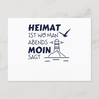 Carte Postale Accueil Moin Phare Seagull Mer du Nord