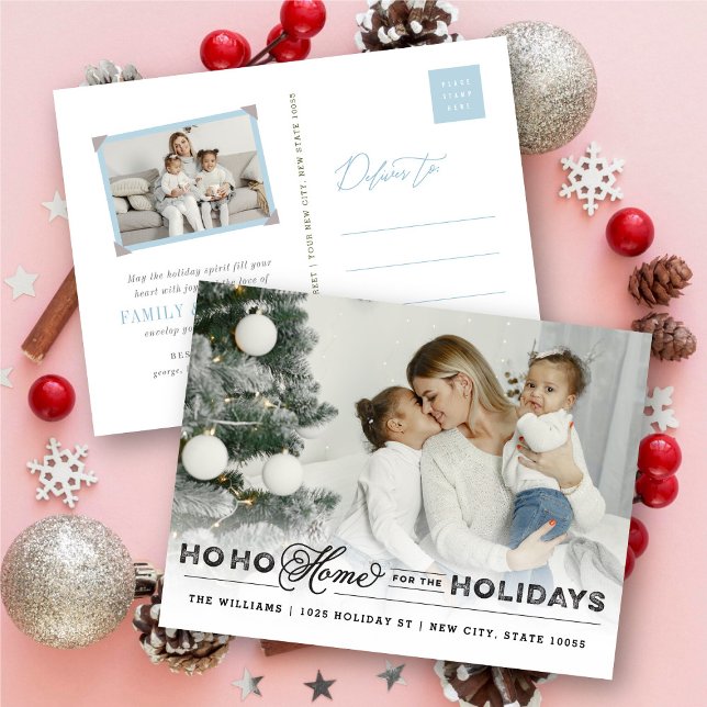 Carte Postale Accueil Pour Les Vacances Photo Faire-part De Démé (Créateur téléchargé)