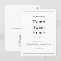 Accueil Sweet Home Nouvelle adresse Moving Faire-p