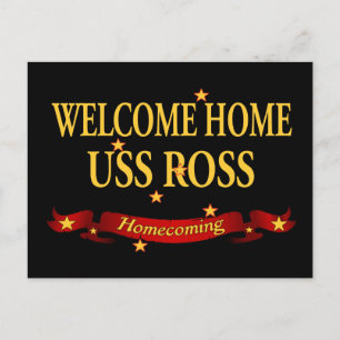 Carte Postale Accueil USS Ross