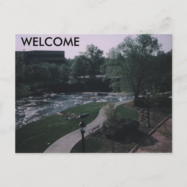 Carte Postale ACCUEILLEZ Vistants (Devant)