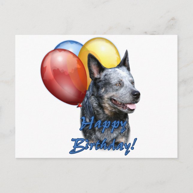Carte Postale ACD Joyeux Ballons d'anniversaire (Devant)