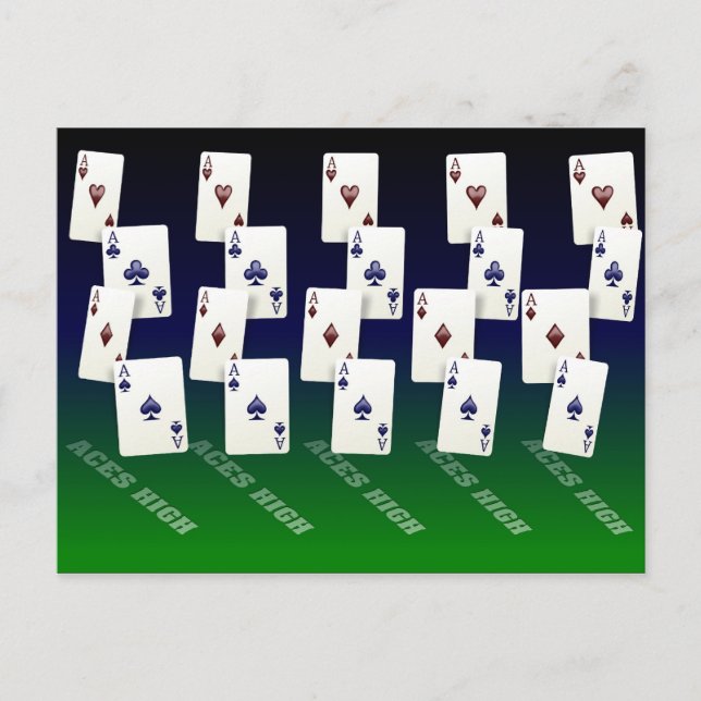 Carte Postale Aces élevées (Devant)