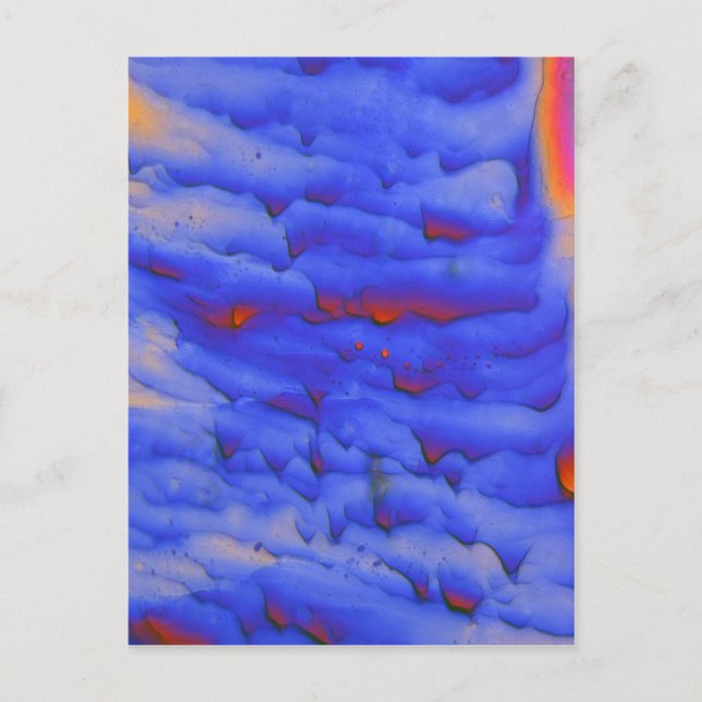 Carte Postale Acétate de zinc au microscope (Devant)