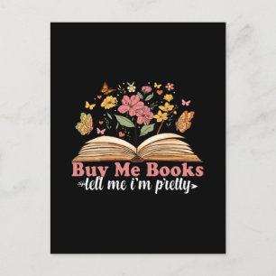 Carte Postale Achetez-moi des livres et dites-moi de me taireatt
