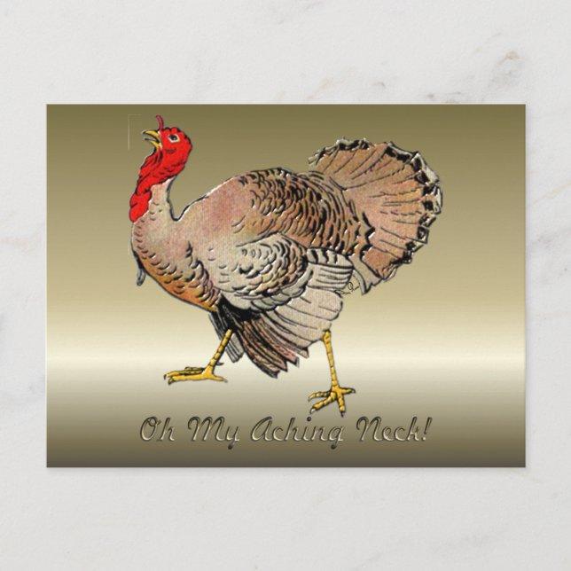 Carte Postale Aching Neck Turkey (Devant)