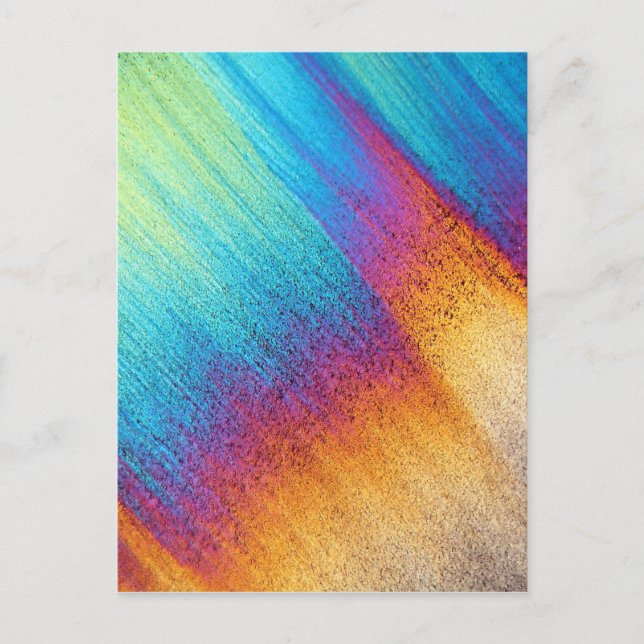 Carte Postale Acide aminé sous le microscope (Devant)