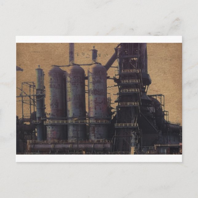 CARTE POSTALE ACIER MILL U.S.A. (Devant)