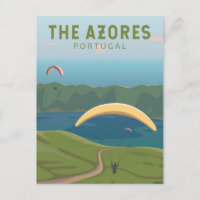 Açores Portugal Voyage Art Vintage