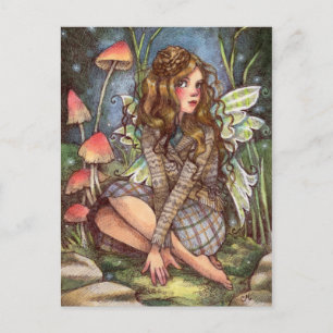 Carte Postale Acorn Beret - Art Fairy