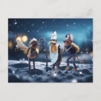 Acorn elves comme ange, diable et Saint Nicolas