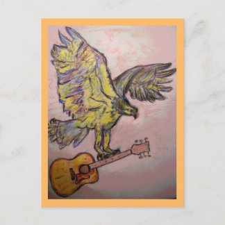 Carte Postale Acoustic Fish Hawk acoustique élevé