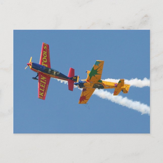 Carte Postale Acrobatie Gyroscopique (Devant)
