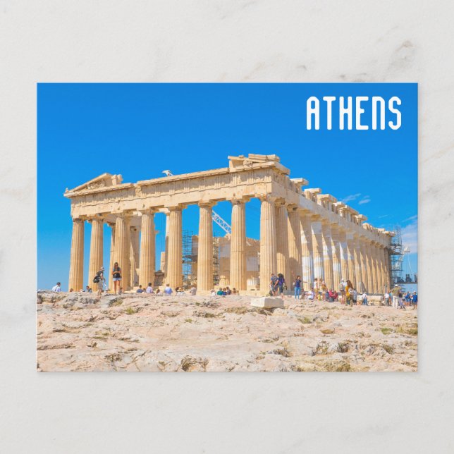 Carte Postale Acropole à Athènes, Grèce (Devant)
