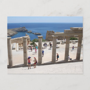 Carte Postale Acropole de Lindos