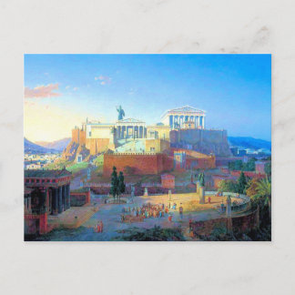 Carte Postale Acropole en Grèce