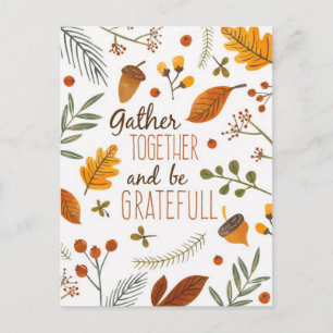 Carte Postale Action de grâce