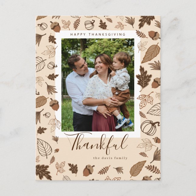 Carte Postale Action de grâce (Devant)