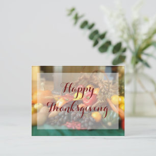 Carte Postale Action de grâce personnalisée