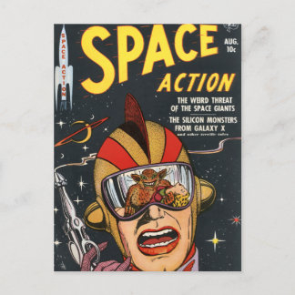 Carte Postale Action spatiale