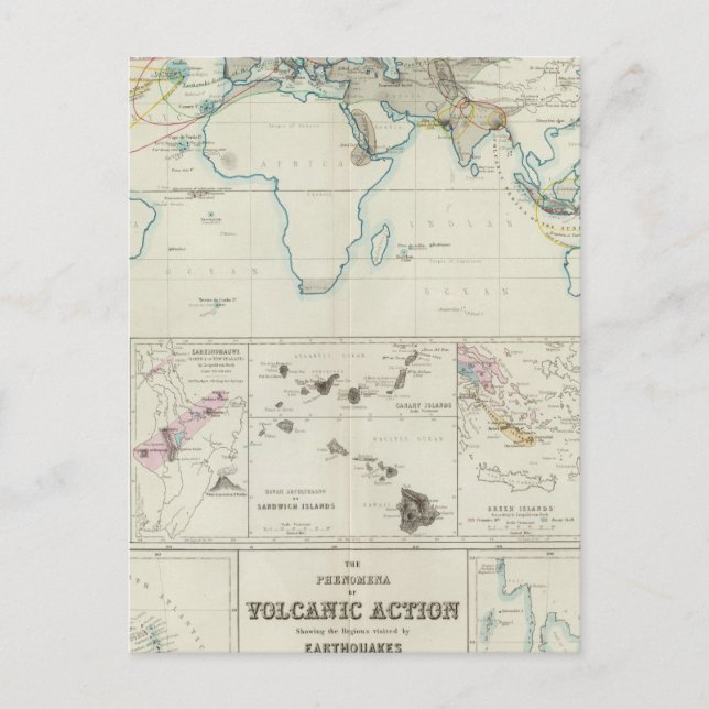 Carte Postale Action volcanique (Devant)