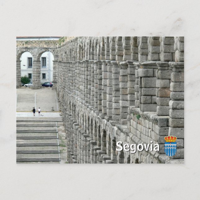 Carte postale Acueducto de Segovia (Devant)