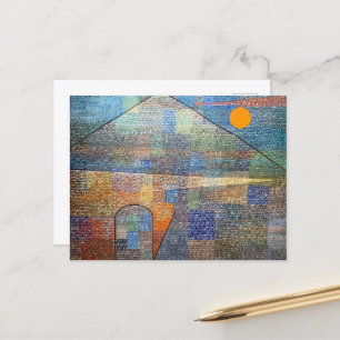 Carte Postale Ad Parnassum de Paul Klee, Art Abstrait