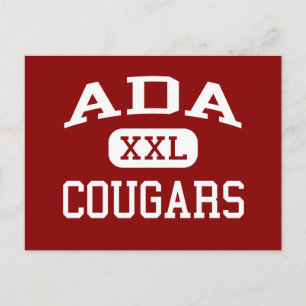 Carte Postale Ada - Cougars - Lycée - Ada Oklahoma