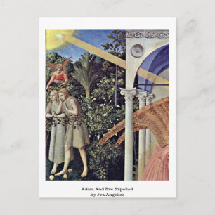 Carte Postale Adam Et Eve Expulsés Par Fra Angelico