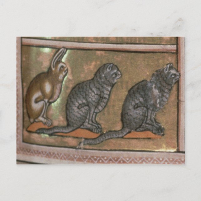 Carte Postale Adam nommant les animaux, des Midlands du Nord (Devant)