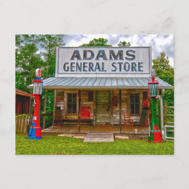 Carte Postale Adams General Store Alabama (Devant)