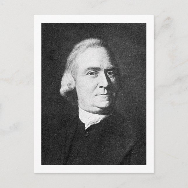 Carte Postale Adams ~ Samuel Adams 1722 - 1803 (Devant)