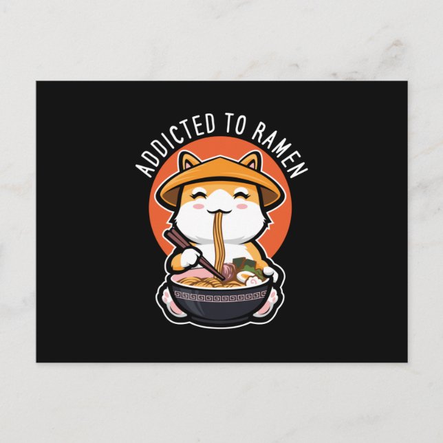 Carte Postale Addicité à Ramen (Devant)