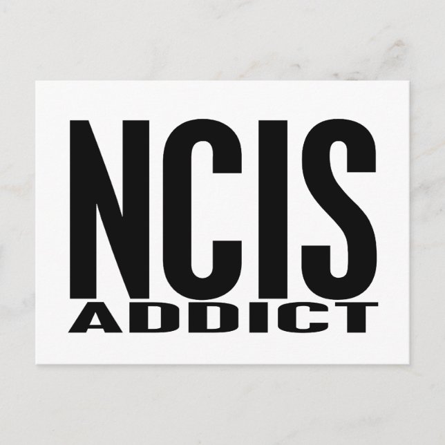 Carte Postale Addict au NCIS (Devant)