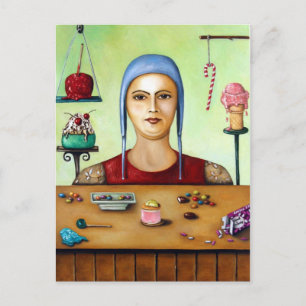 Carte Postale Addict au sucre