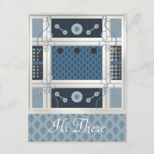 Carte Postale Addict de couture